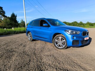 2019 BMW X1 20i xDrive II (F48), синий, 2850000 рублей, вид 2