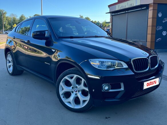 2012 BMW X6 35i I (E71) Рестайлинг, чёрный, 2100000 рублей - вид 1