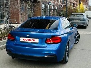 2019 BMW 2 серии F22 Рестайлинг, синий, 3300000 рублей, вид 4