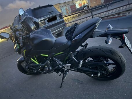 2018 Kawasaki Z 650, чёрный, 599000 рублей, вид 3
