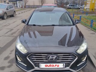 2019 Hyundai Sonata VII (LF) Рестайлинг, чёрный, 1800000 рублей, вид 2