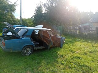 2007 Lada (ВАЗ) 2107, синий, 80000 рублей, вид 3