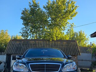 2003 Mercedes-Benz S-Класс 500 7-speed IV (W220) Рестайлинг, синий, 850000 рублей, вид 4