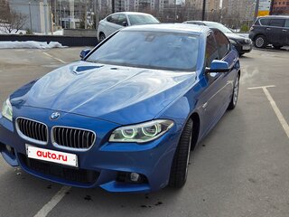 2014 BMW 5 серии 550i xDrive VI (F10/F11/F07) Рестайлинг, синий, 2900000 рублей, вид 2