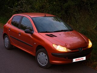2001 Peugeot 206, оранжевый, 235000 рублей, вид 4