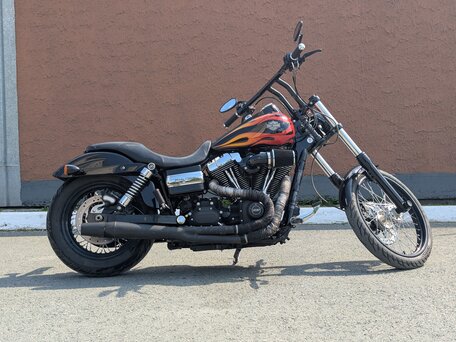2012 Harley-Davidson Dyna Wide Glide, чёрный, 790000 рублей, вид 1