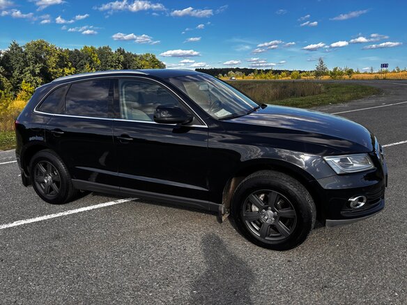 2012 Audi Q5 I (8R) Рестайлинг, чёрный - вид 1