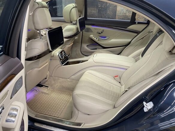 2015 Mercedes-Benz S-Класс 500 Long VI (W222, C217), чёрный, 2700000 рублей - вид 37