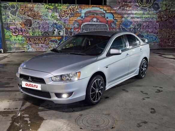 2007 Mitsubishi Lancer X, серебристый, 650000 рублей