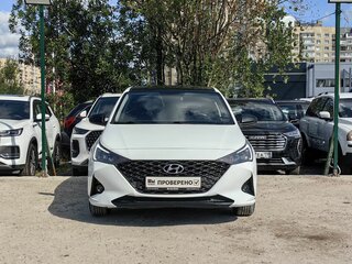 2021 Hyundai Solaris II Рестайлинг, чёрный, 1049000 рублей, вид 2