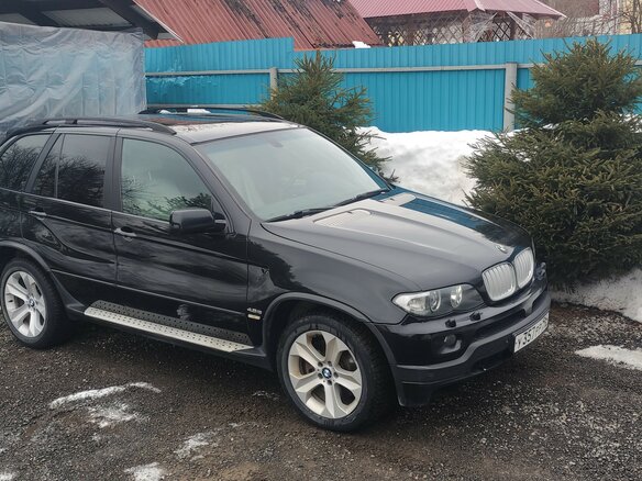 2006 BMW X5 4.8is I (E53) Рестайлинг, чёрный, 1799999 рублей - вид 11