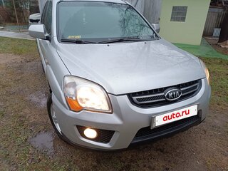 2008 Kia Sportage II Рестайлинг, серебристый, 800000 рублей, вид 1