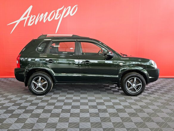 2008 Hyundai Tucson I, зелёный, 840000 рублей - вид 5