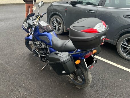 1998 Honda CB 400 Super Four, синий, 280000 рублей, вид 4
