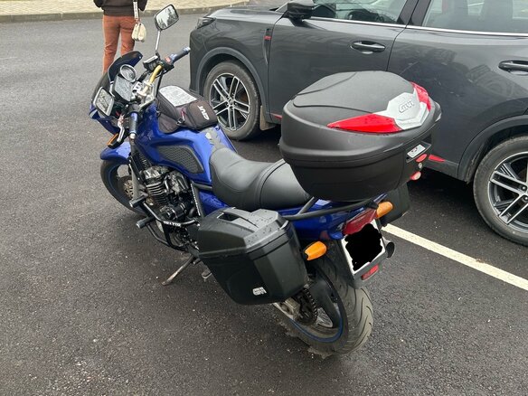 1998 Honda CB 400 Super Four, синий, 280000 рублей - вид 3