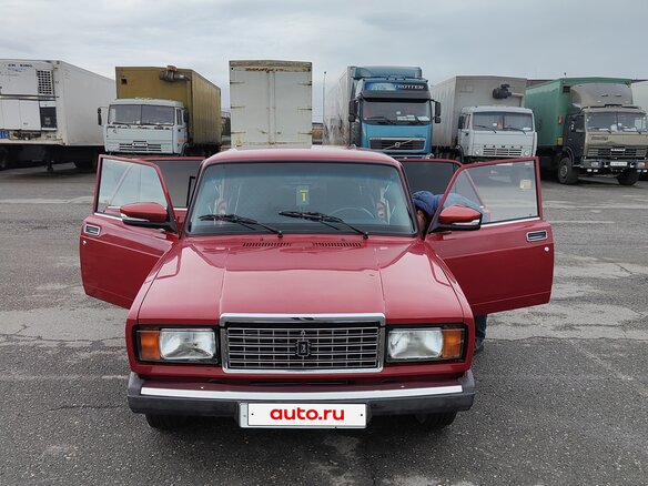 2005 Lada (ВАЗ) 2107, пурпурный, 280000 рублей - вид 2
