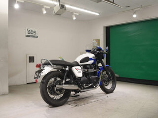 2014 Triumph Bonneville T100, синий, 860000 рублей, вид 5