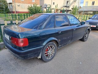 1992 Audi 80 IV (B3), зелёный, 100000 рублей, вид 4