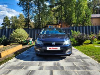 2016 Volkswagen Polo V Рестайлинг, синий, 1100000 рублей, вид 2