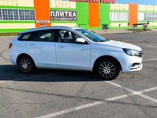 2019 Lada (ВАЗ) Vesta SW I, белый, 1100000 рублей, вид 4
