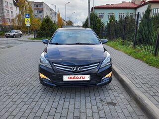 2016 Hyundai Solaris I Рестайлинг, чёрный, 780000 рублей, вид 4