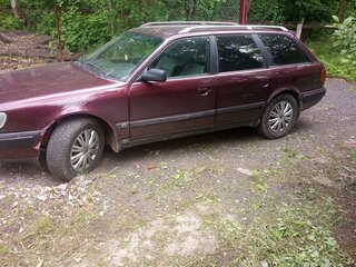 1992 Audi 100 IV (C4), красный, 160000 рублей, вид 4