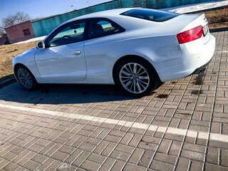2013 Audi A5 I (8T) Рестайлинг, белый, 1200000 рублей, вид 4