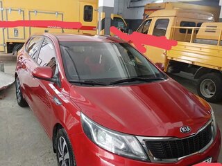 2015 Kia Rio 6-speed III, красный, 1300000 рублей, вид 4