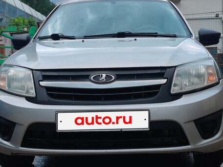 2015 Lada (ВАЗ) Granta I, серебристый, 400000 рублей, вид 3