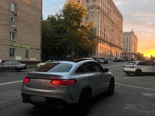 2015 Mercedes-Benz GLE Coupe 450 AMG I (C292), серебристый, 4000000 рублей, вид 4