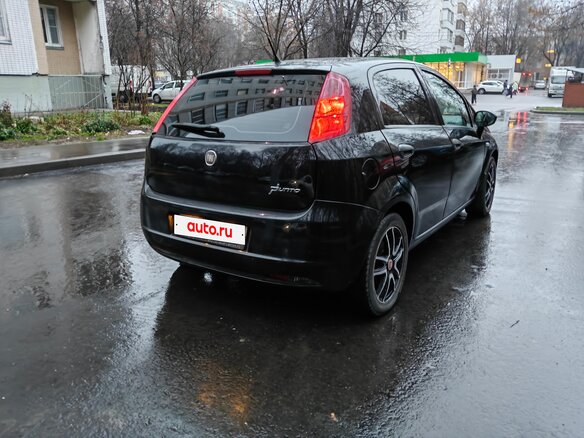 2008 Fiat Punto III Grande Punto, чёрный, 360000 рублей - вид 7