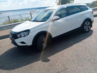 2019 Lada (ВАЗ) Vesta SW Cross I, белый, 1200000 рублей, вид 4