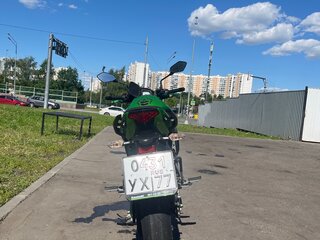 2013 Kawasaki ER-6N, зелёный, 550000 рублей, вид 4