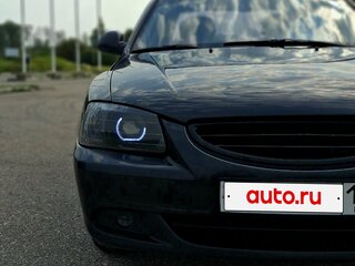 2008 Hyundai Accent ТагАЗ II, чёрный, 380000 рублей, вид 1