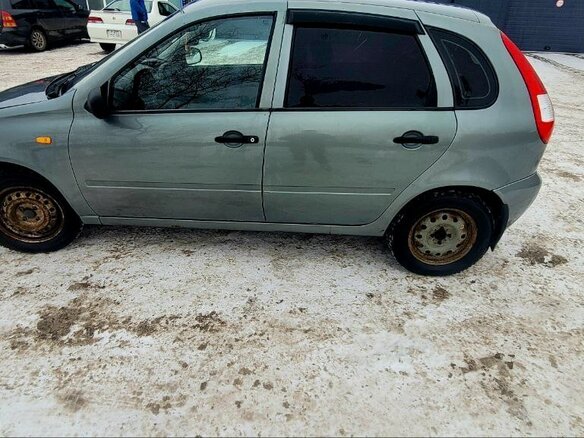 2011 Lada (ВАЗ) Kalina I, серый, 270000 рублей - вид 3