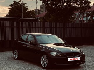 2008 BMW 3 серии 325i V (E90/E91/E92/E93), чёрный, 980000 рублей, вид 1