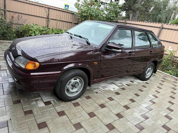 2012 Lada (ВАЗ) 2114, пурпурный - вид 3