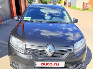 2017 Renault Logan II, чёрный, 845000 рублей, вид 4