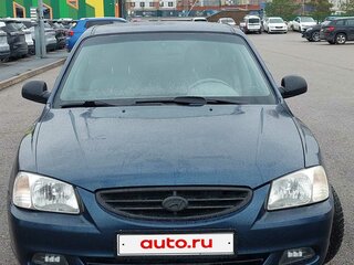 2010 Hyundai Accent ТагАЗ II, синий, 420000 рублей, вид 2