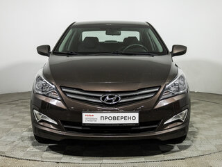 2016 Hyundai Solaris I Рестайлинг, коричневый, 1100000 рублей, вид 2