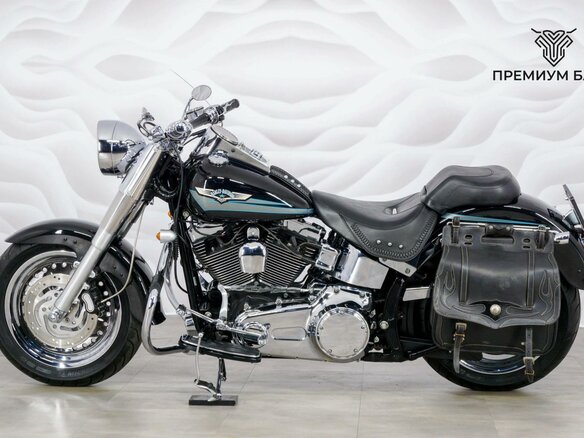 2007 Harley-Davidson Fat Boy, чёрный, 785000 рублей - вид 1