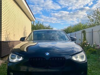 2012 BMW 1 серии 116i II (F20/F21), чёрный, 1100000 рублей, вид 2