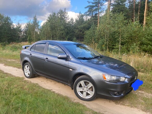 2008 Mitsubishi Lancer X, серый, 570000 рублей - вид 4