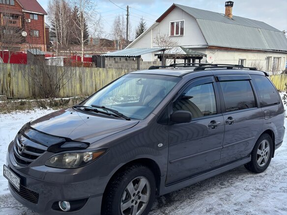2005 Mazda MPV II (LW) Рестайлинг, серый, 750000 рублей - вид 1