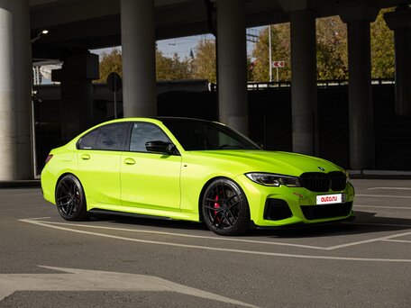 2019 BMW 3 серии M340i xDrive VII (G2x), зелёный, 5500000 рублей, вид 3