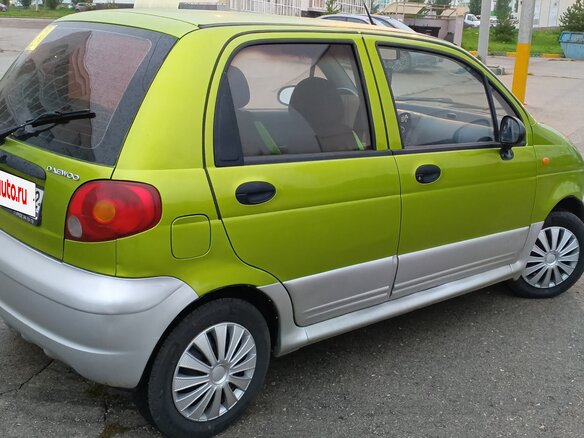 2006 Daewoo Matiz I Рестайлинг, зелёный, 365000 рублей - вид 4