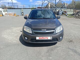 2014 Lada (ВАЗ) Granta I, коричневый, 390000 рублей, вид 2