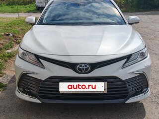 2021 Toyota Camry US Market VIII (XV70) Рестайлинг, белый, 3300000 рублей, вид 1