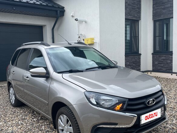 2019 Lada (ВАЗ) Granta I Рестайлинг, серебристый, 535000 рублей - вид 2