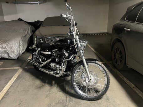 2009 Harley-Davidson XL1200, чёрный, 549000 рублей, вид 3